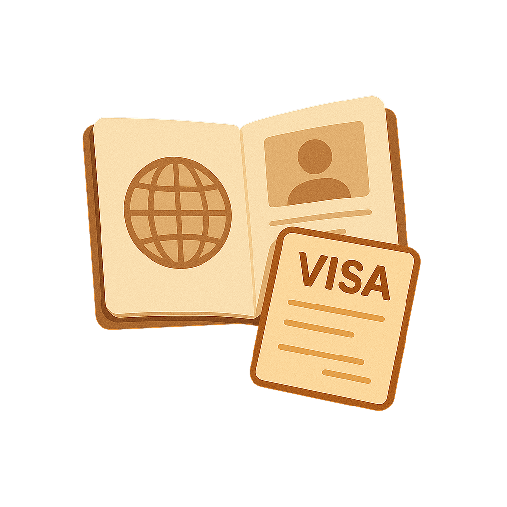 Illustratie visumaanvraag