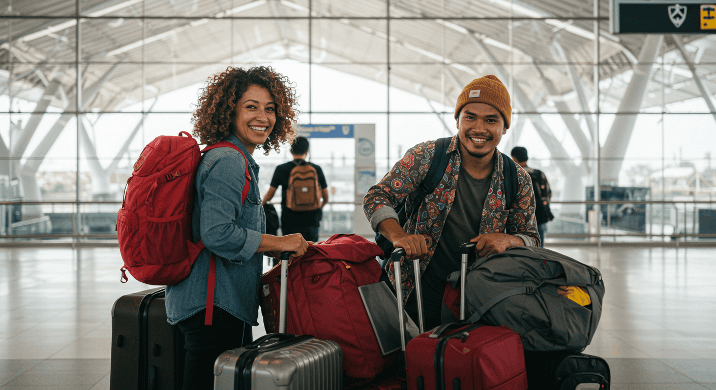 Wachten op het vliegveld